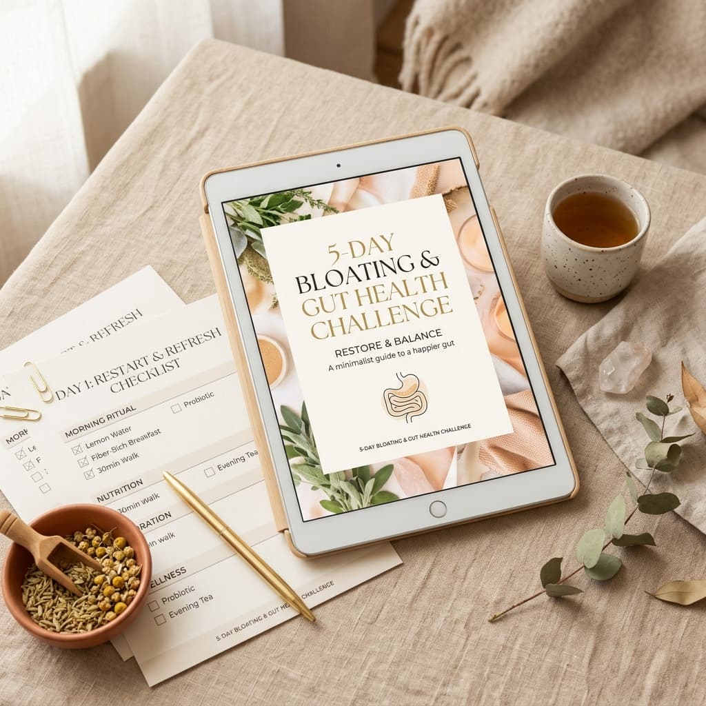 5-Day Bloating & Gut Health Challenge Free Guide